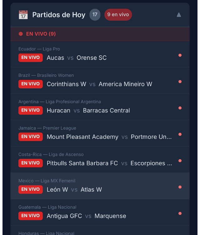 Seleccionar partido